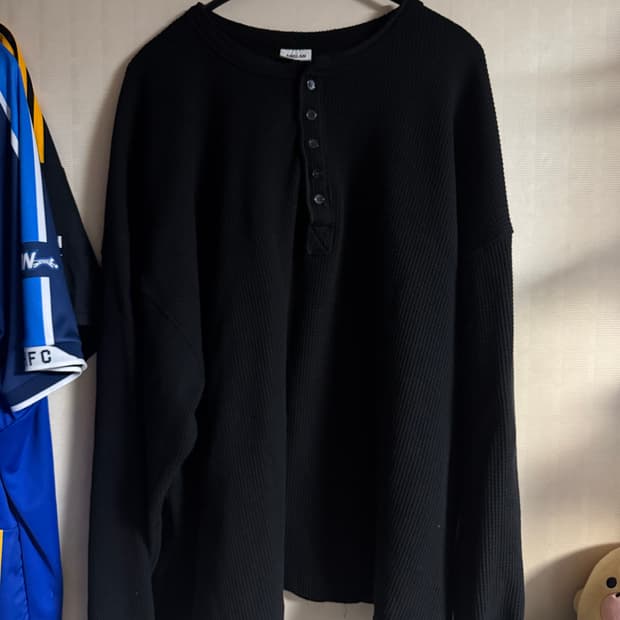 앵글런 와플 헨리넥 긴팔