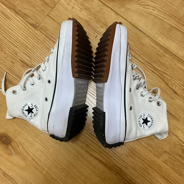 컨버스 런스타 하이크 하이 화이트