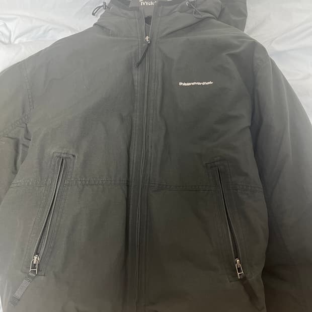 디스이즈네버댓 워시드 다운 푸퍼 자켓