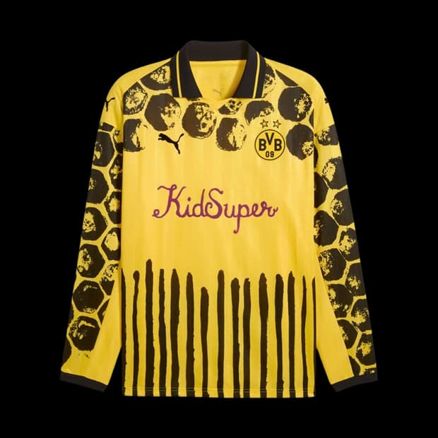 [XXL]푸마 키드슈퍼 BVB 롱슬리브 레트로 셔츠