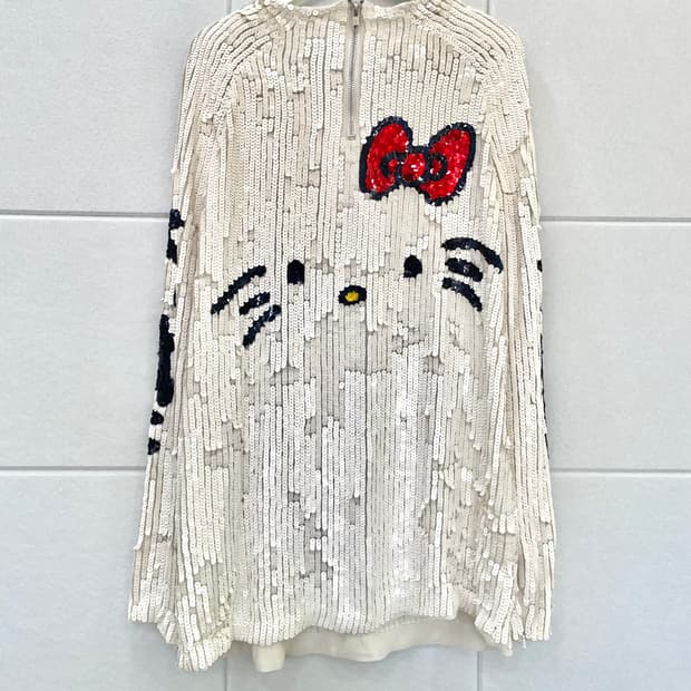 ASOS아소스 x 산리오 헬로키티 풀 시퀸 탑