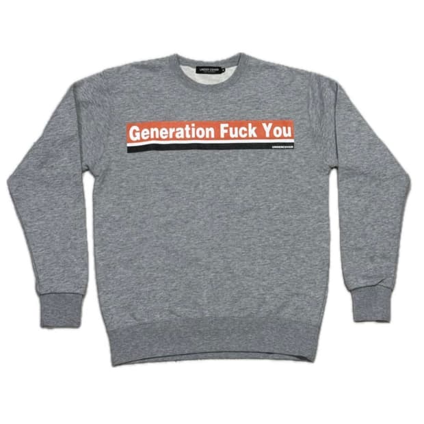 90s 언더커버 아카이브 fuck you 복각 맨투맨