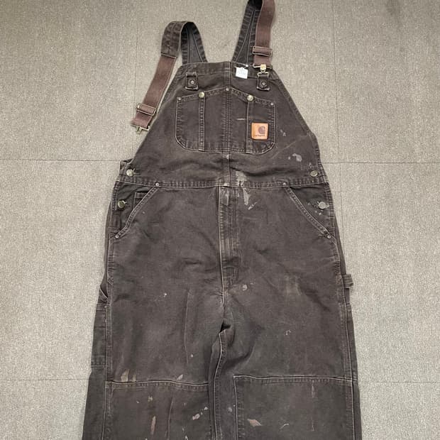 carhartt 칼하트 더블니 오버롤 38