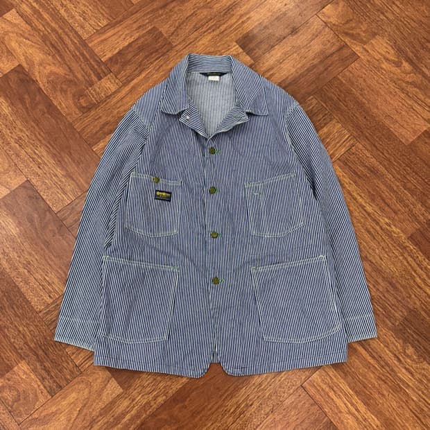 105 OSHKOSH made USA 80s 워크 히코리 초어 자켓 