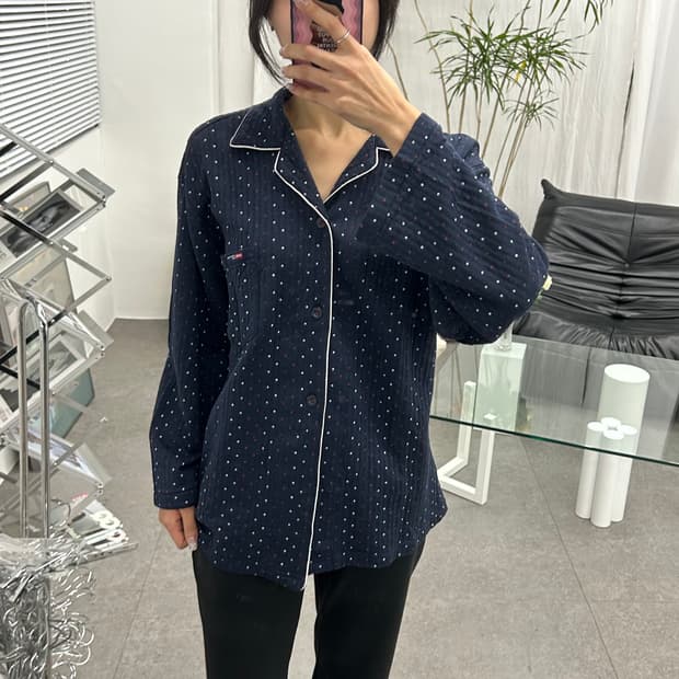 에드윈 홈 웨어 단추 셔츠