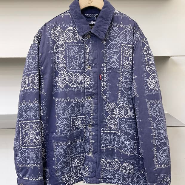 리바이스 Byxbee 페이즐리 초어 자켓