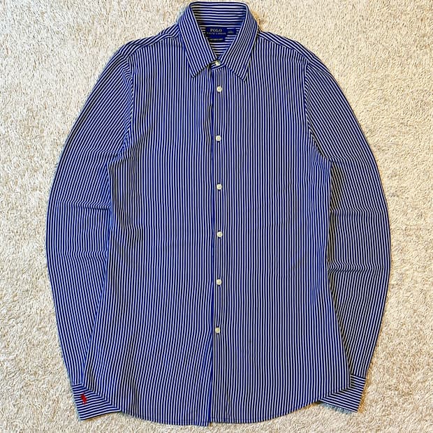 폴로 랄프로렌 신형 레드포니 니트 드레스 스트라이프 셔츠