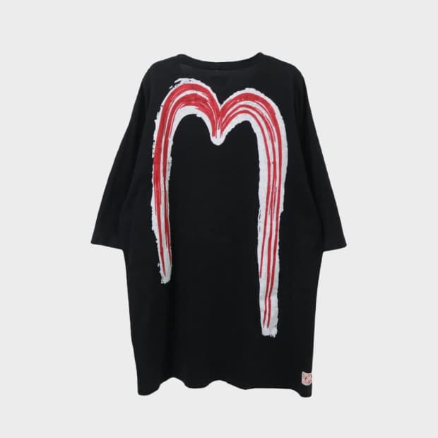 에비수 백 로고 반팔 티셔츠 66421