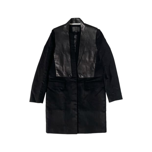 알렉산더 왕 램스킨 레이어드 코트