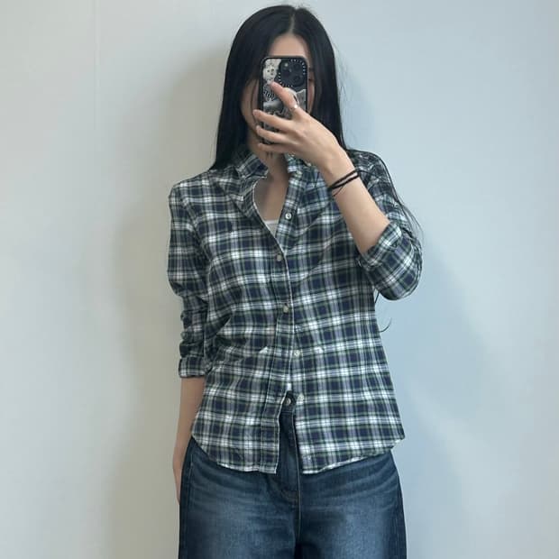 폴로 랄프로렌 신형 자수로고 체크 셔츠