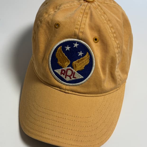 RRL 윙드 볼캡 골드 OS