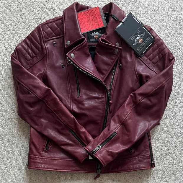 할리데이비슨 가죽 라이더 자켓