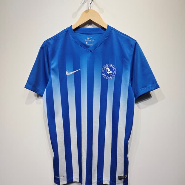 나이키 AMCO TOWN FC 축구 유니폼 블루_M