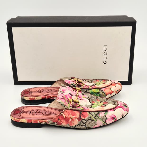 구찌 블룸 홀스빗 뮬 로퍼