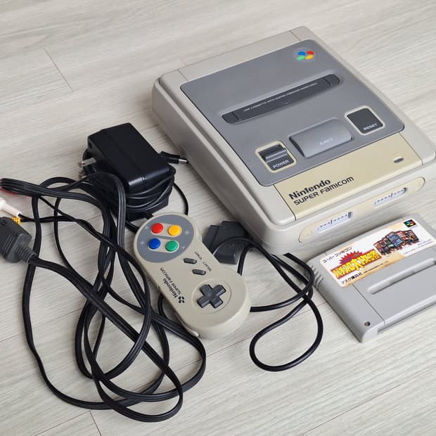 닌텐도 슈퍼패미컴 본체 세트