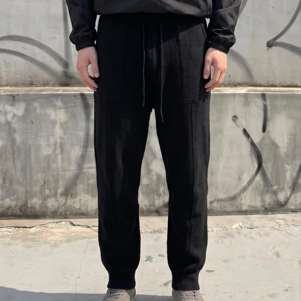 48/ 준지 21FW 해비울 조거 스웻팬츠