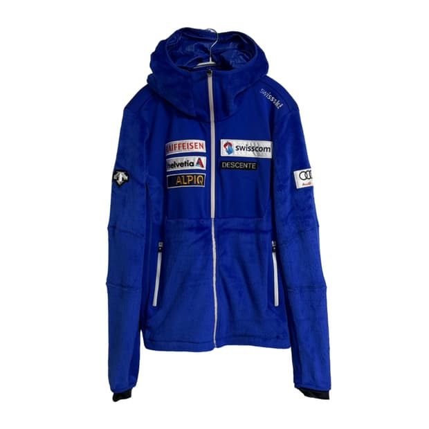 데상트 스위스 스키팀 플리스 재킷