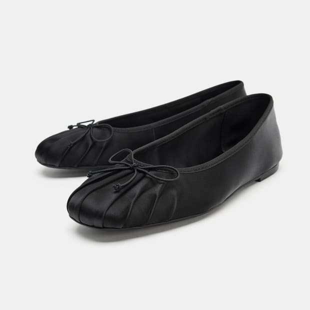 자라 새틴 발레리나 슈즈 3505/710/800