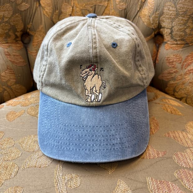 90s 카멜 패러디 빈티지 투톤 캡