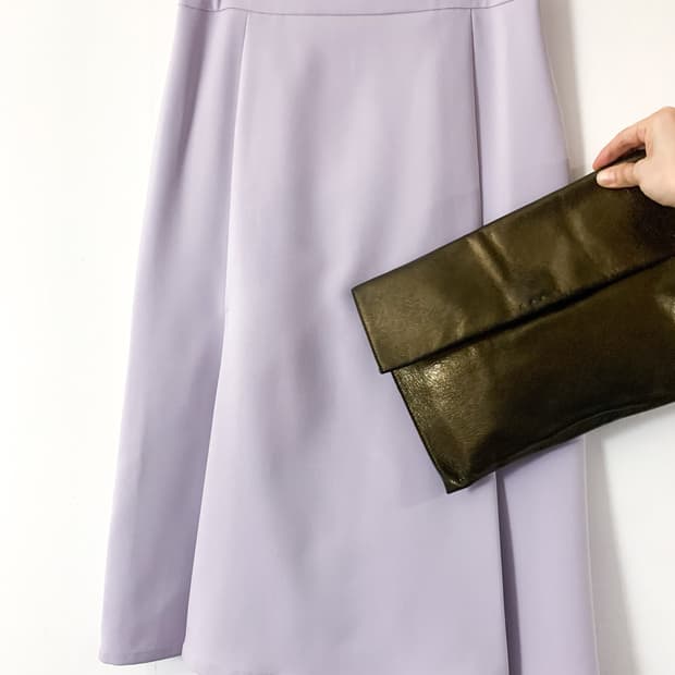 코르카 라벤더 스커트