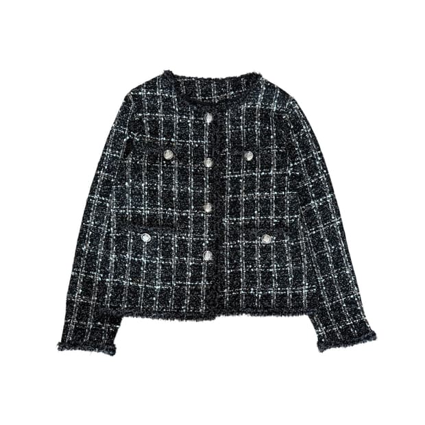 커스텀에이블 트위드 자켓