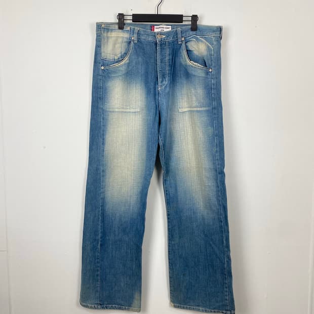 리바이스 재팬 엔지니어드 진 데님팬츠 34/32 <603>