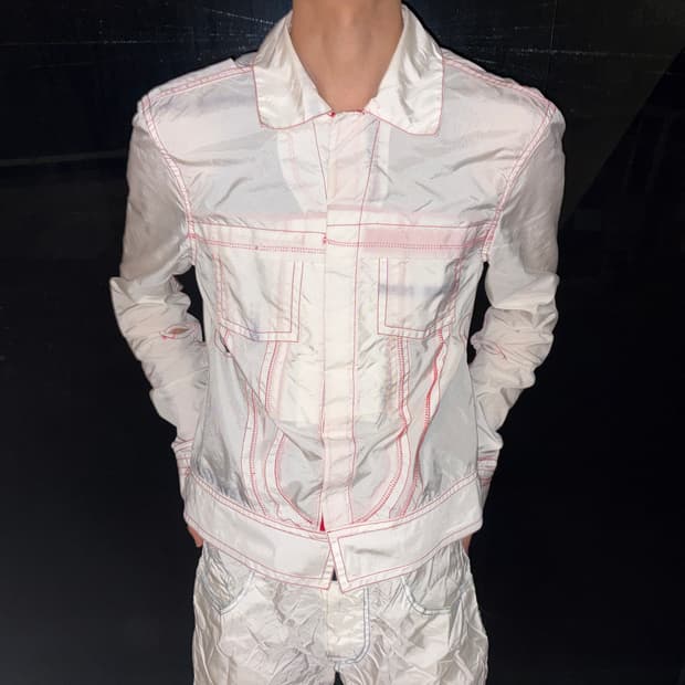 KANGHYUK Airbag Contrast Stitch Jacket