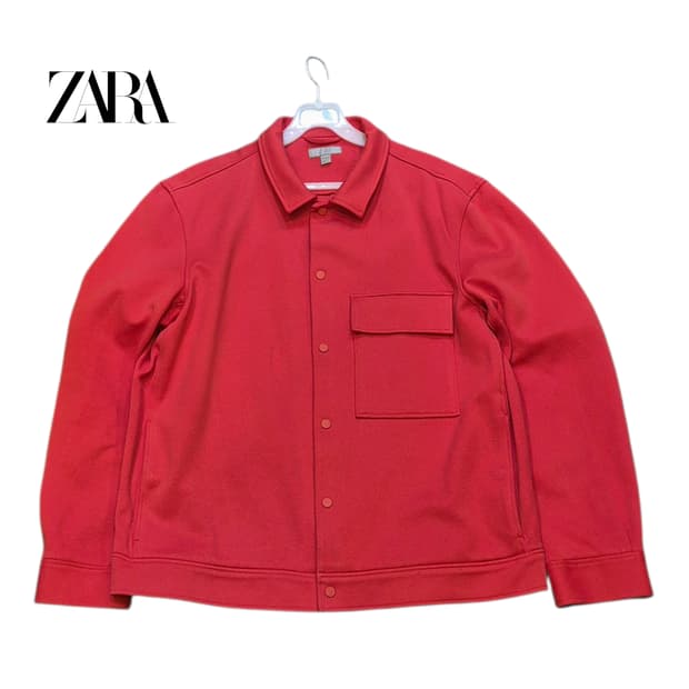 L(착샷잇음) COS 다홍색 트윌자켓 