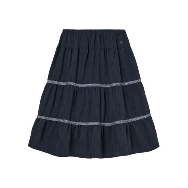 aeae 미디 스커트 네이비