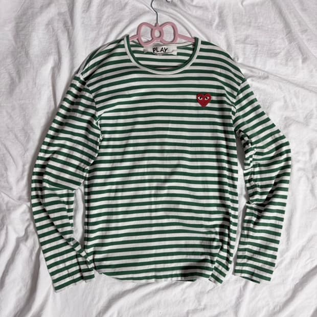 꼼데가르송 그린 단가라