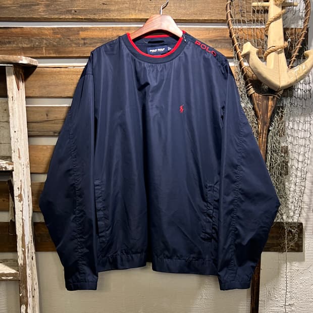 [L]폴로 랄프로렌 네이비 나일론 웜업