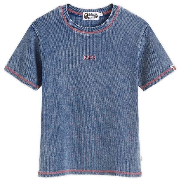 베이프 인디고 립 티셔츠 xs