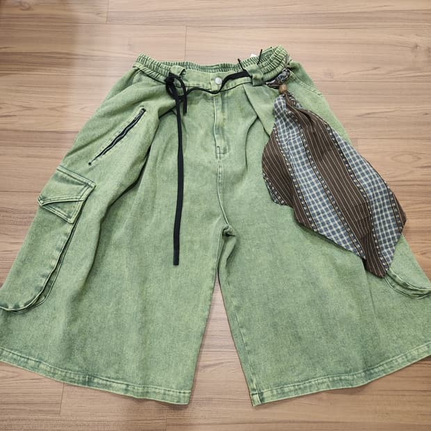 리라벨 크롭팬츠