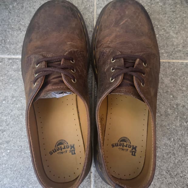 UK5 240 닥터마틴 1461 3홀 빈티지 브라운 / 크레이지 홀스호스