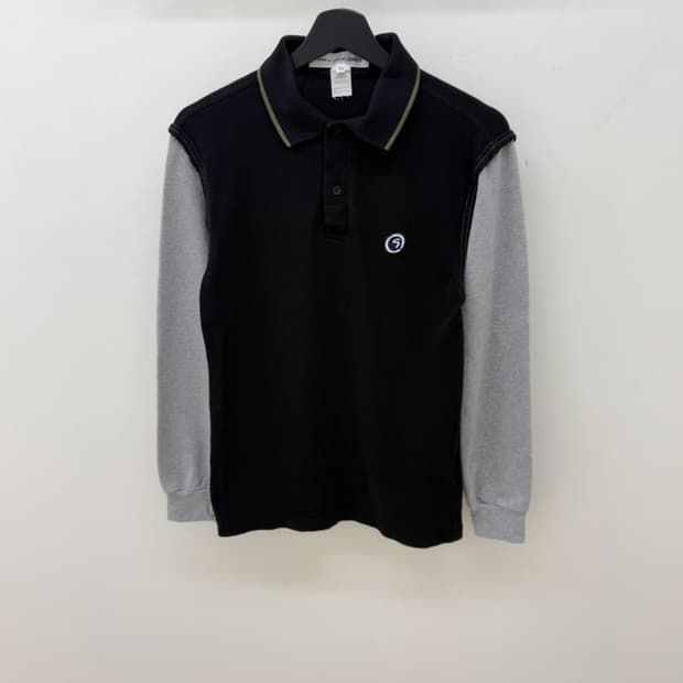 꼼데가르송 셔츠 s로고 pk 롱 슬리브