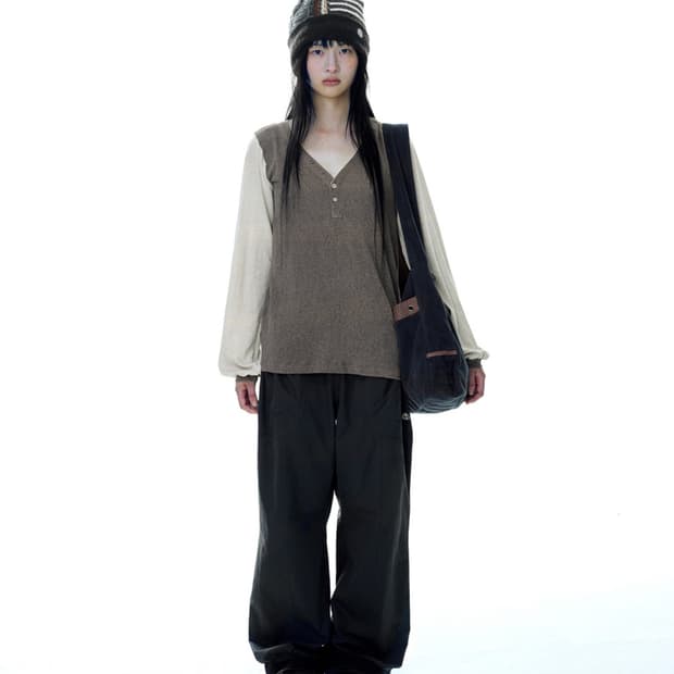 코이세이오 버튼 롱슬리브