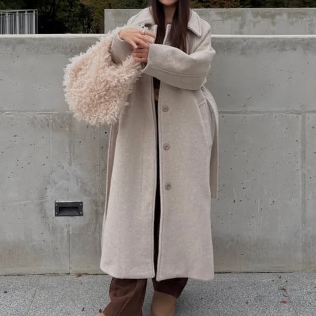 오로 울리치 트렌치 맥코트_Oatmeal S