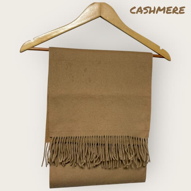 캐시미어 100% 브라운 머플러 목도리