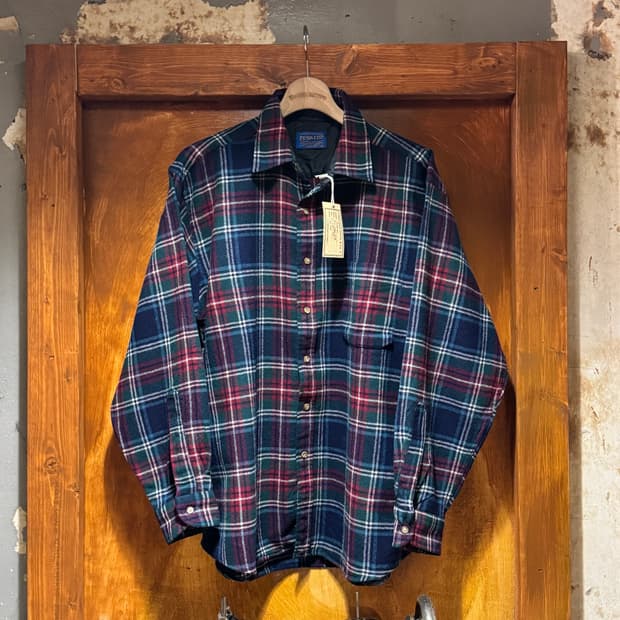 90s 펜들턴 울플란넬 타탄체크셔츠 (XL)