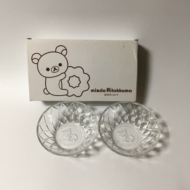 고전 리락쿠마 유리볼(박스o)