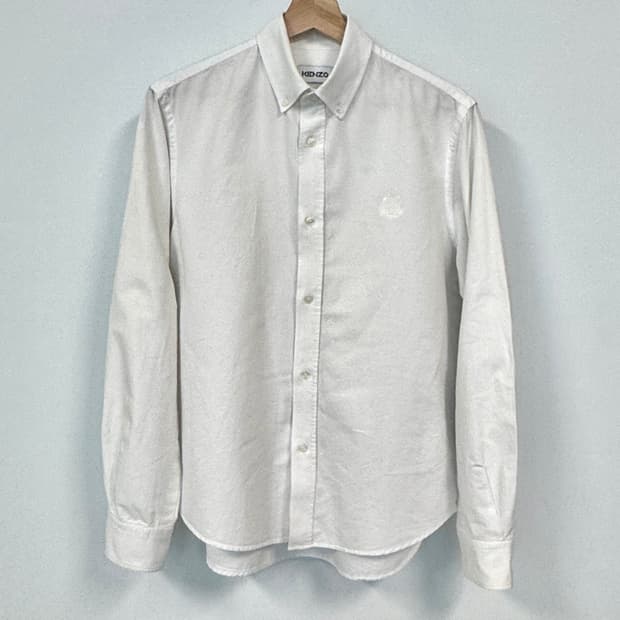 KENZO 겐조 타이거 자수 화이트 셔츠 39