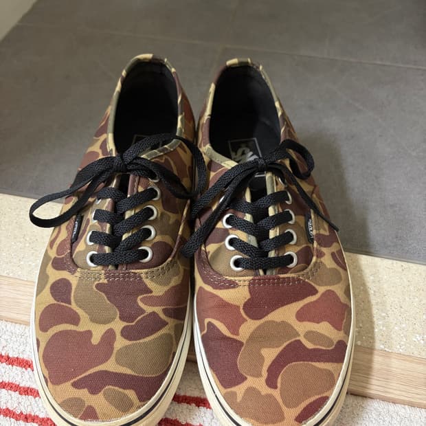 Vans 반스 어센틱 카모플라주 Woodland Army Camo US9