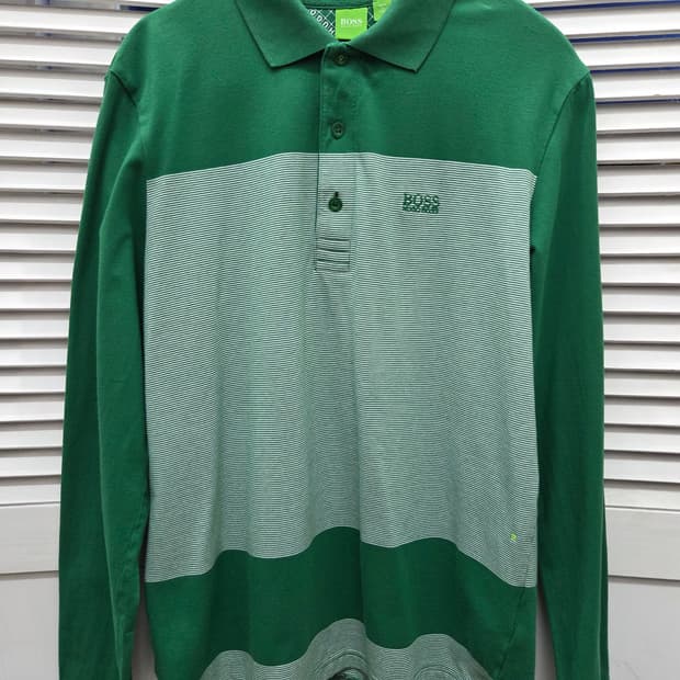 휴고보스 그린라벨 골프 카라 티셔츠