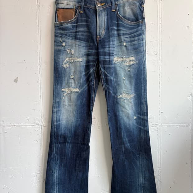 BLUE TRIP EDWIN boots cut denim pants