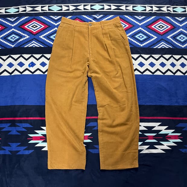 CASTELBAJAC(카스텔바작) 투턱 팬츠(실측확인)