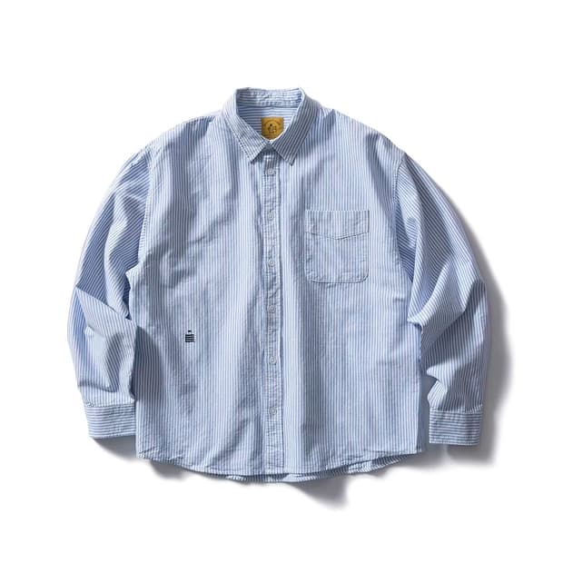 ️️️♦️ RODY2 / 오가닉 코튼 재패니즈 스트라이프 옥스포드 셔츠