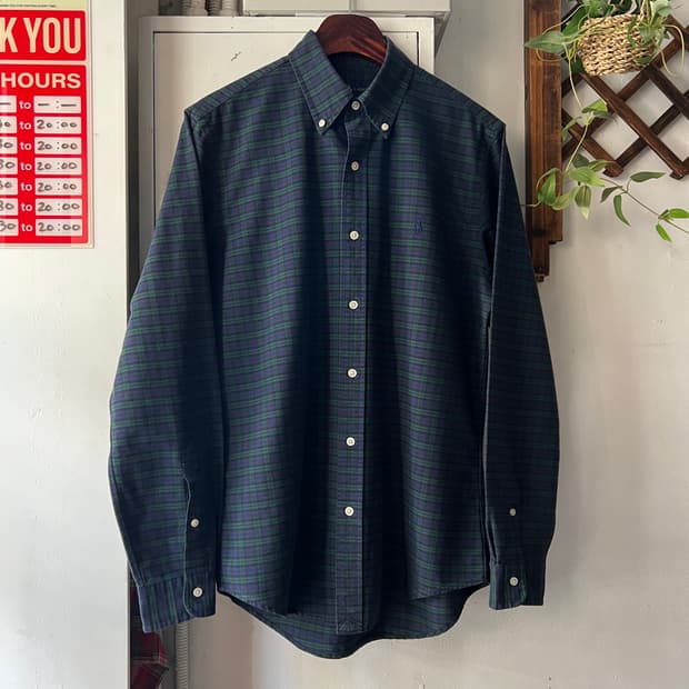 [S]폴로 랄프로렌 블랙와치 체크 옥스포드 셔츠