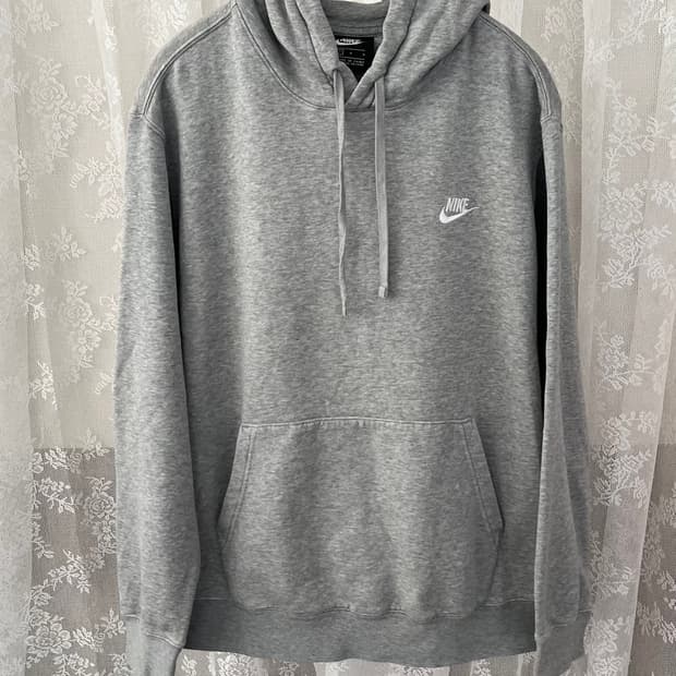 L)나이키 nsw 클럽 후드티 그레이