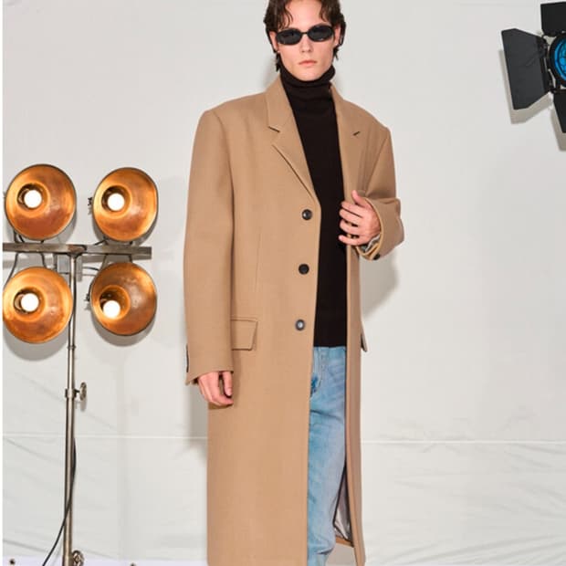 시스텀옴므 22FW 캐시미어 블렌드 파리컬렉션 코트