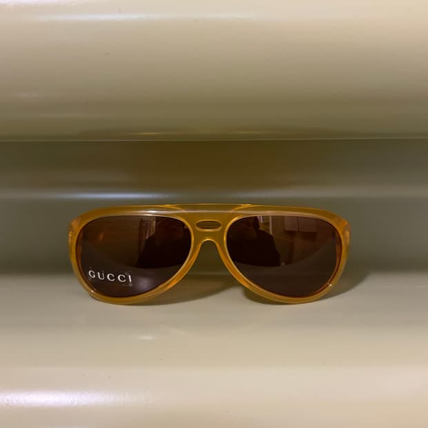 구찌 90s 아카이브 GG 1422/S 에비에이터 선글라스